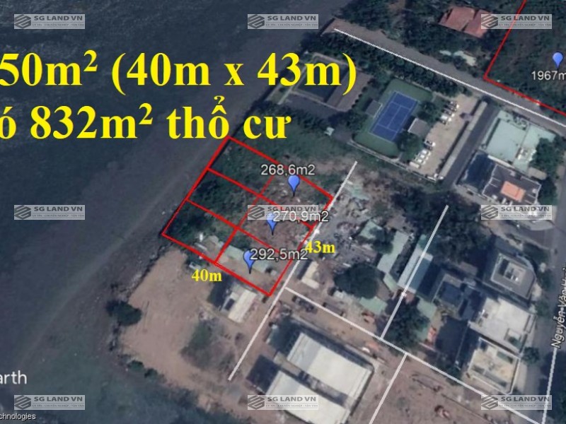 Bán đất mặt tiền sông
