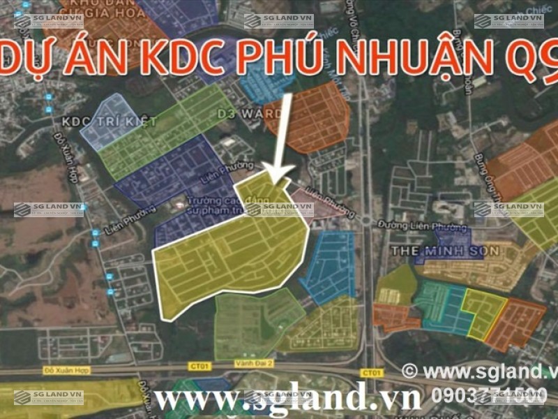 Đất dự án phú nhuận quận 9
